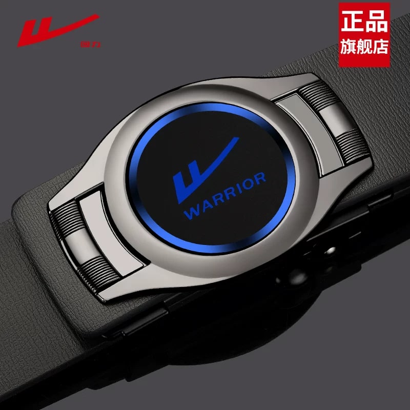 Warrior Men's Leather Belt with Automatic Buckle photo 6