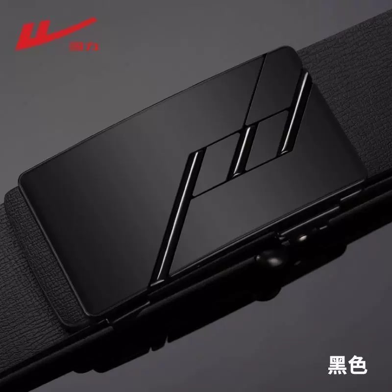 Warrior Men's Leather Belt with Automatic Buckle photo 6