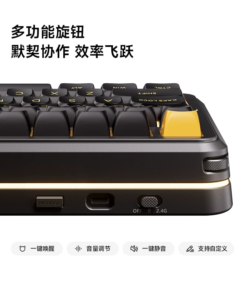 K99 Wireless Mechanical Keyboard - Tri-Mode with Knob photo 4