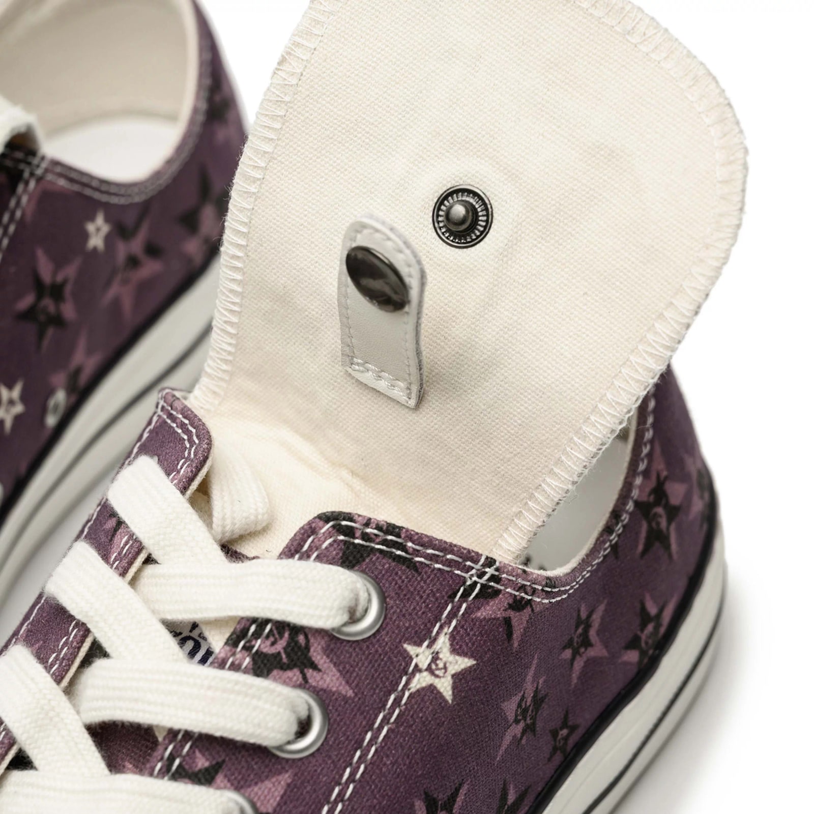 VETERANBOI Leopard Star Print Canvas Trainers photo 6