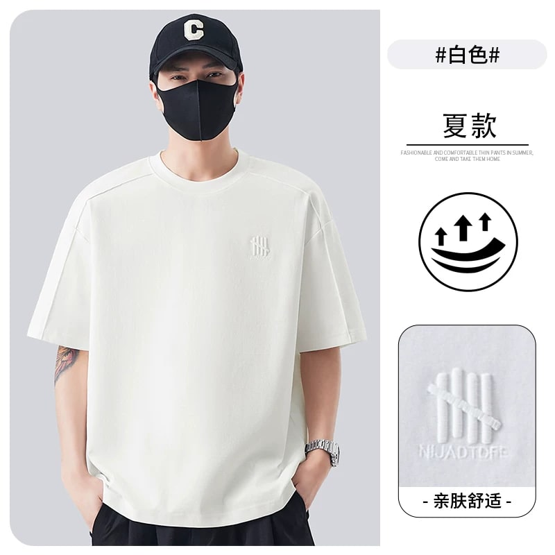 Men's Embroidered Cool-Cotton T-Shirt — Fashion on G+ Market