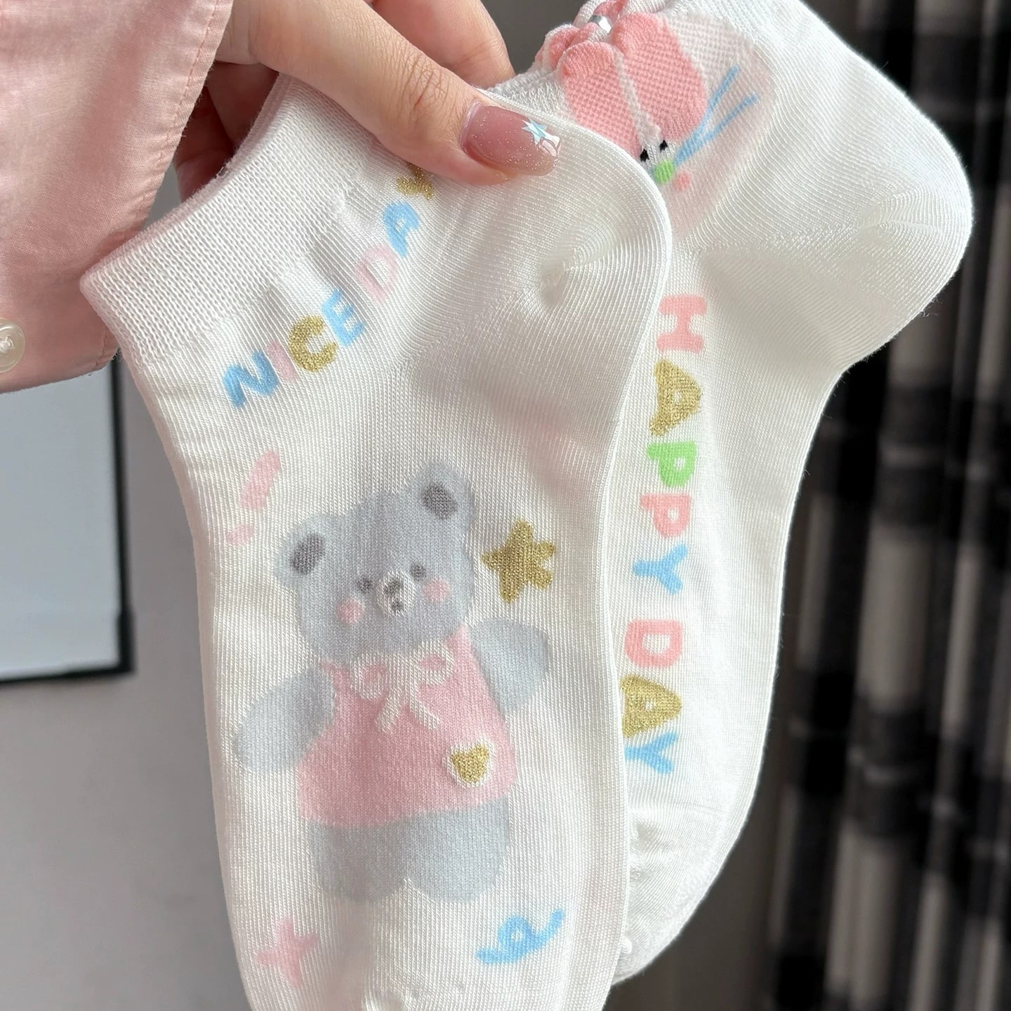 Cotton Ankle Socks Gift Box 4 Pairs photo 6