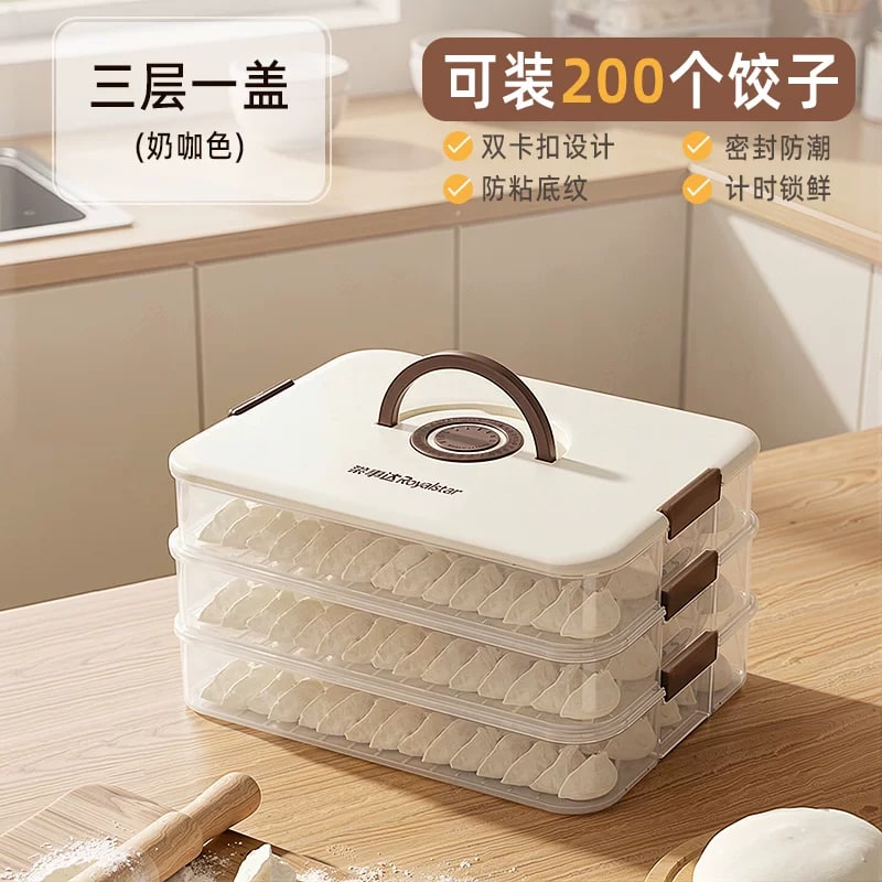 Stackable Freezer Storage Trays with Lid photo 3