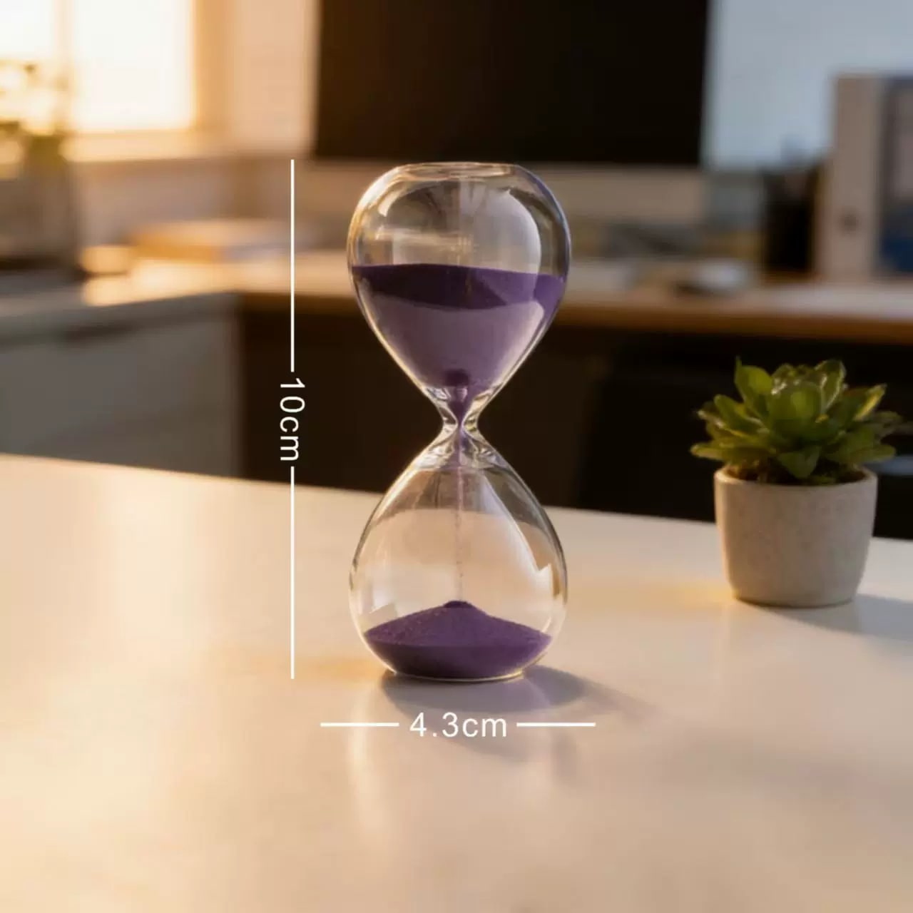 Glass Sand Timer Desk Ornament, 5 to 30 Minutes photo 5