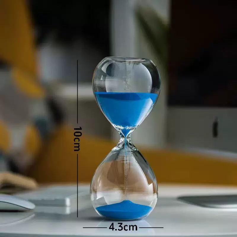 Glass Sand Timer Desk Ornament, 5 to 30 Minutes photo 2