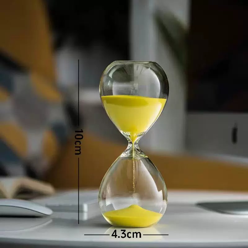 Glass Sand Timer Desk Ornament, 5 to 30 Minutes photo 4