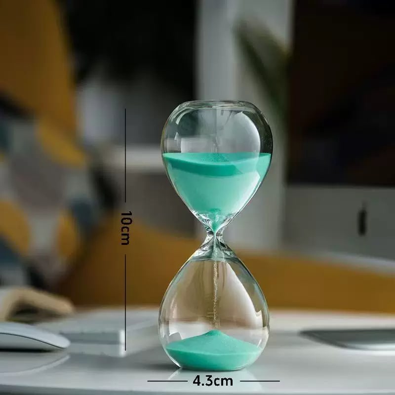 Glass Sand Timer Desk Ornament, 5 to 30 Minutes photo 3