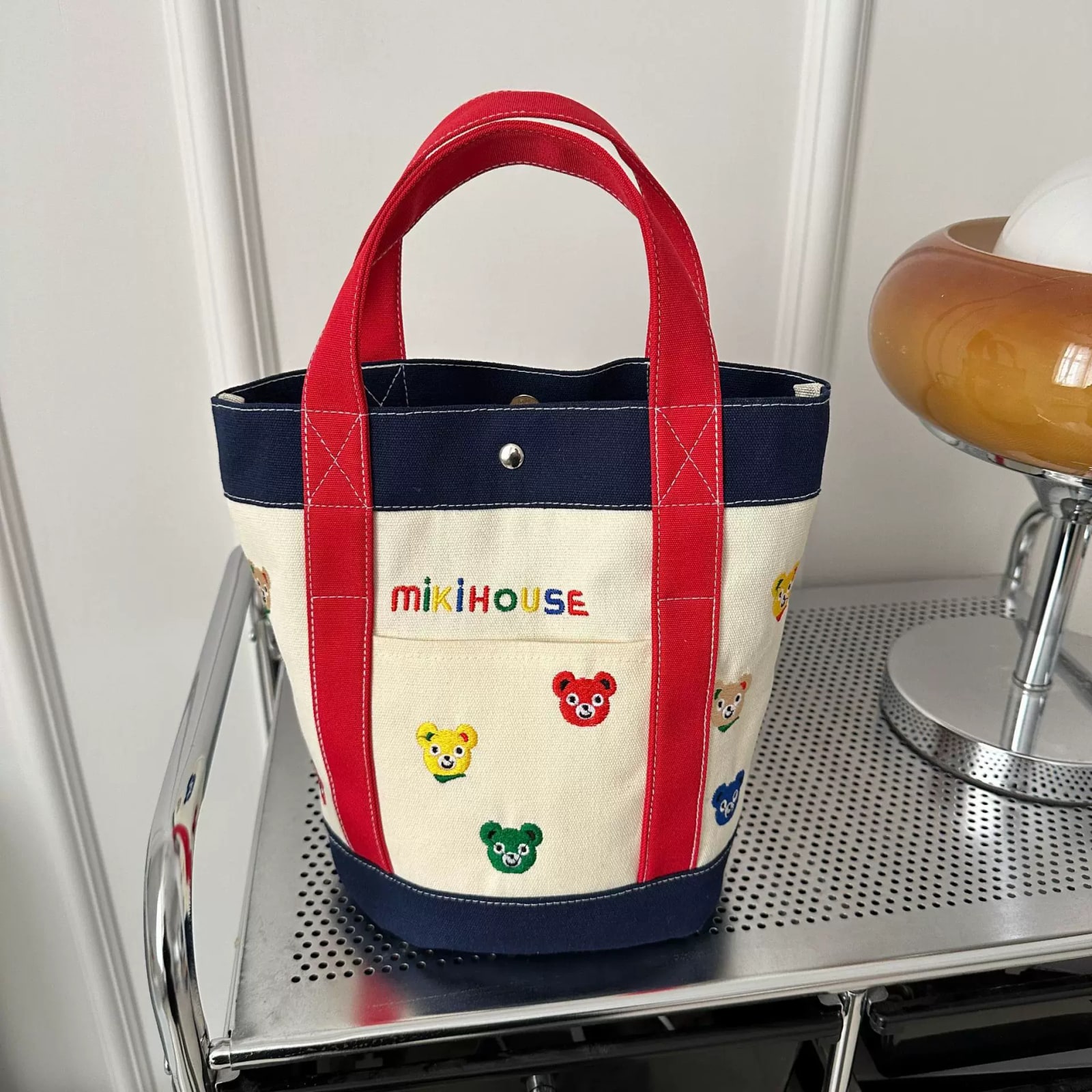 Canvas Lunch Tote Bag with Cartoon Prints photo 6