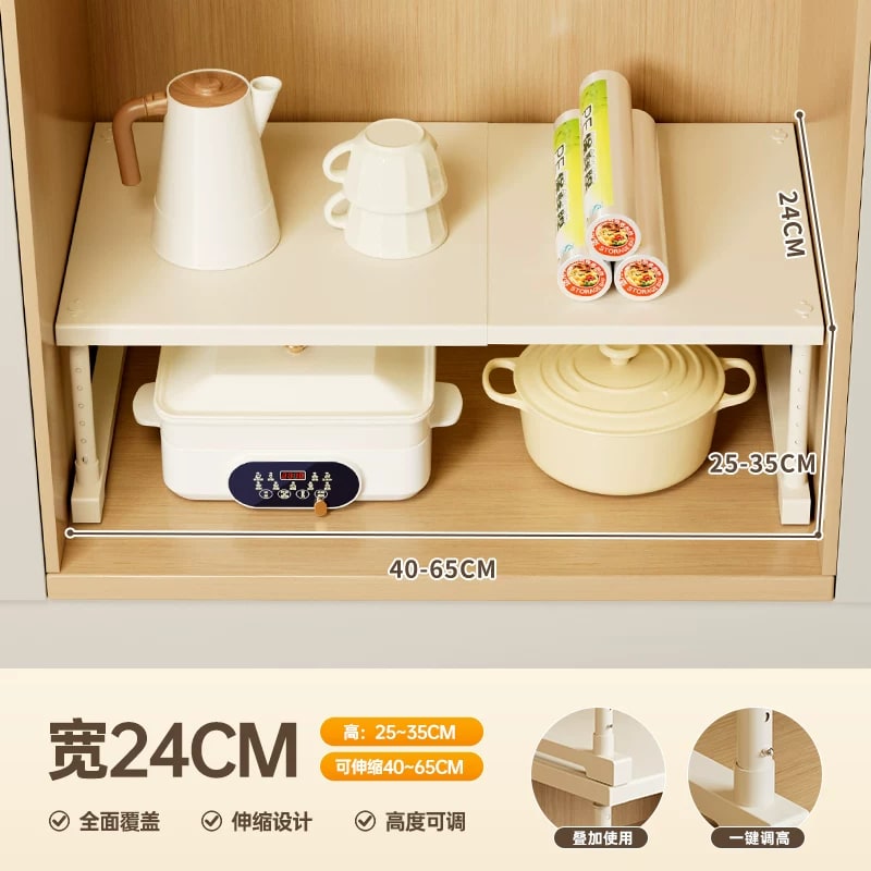 Extendable Under-Sink and Cabinet Shelf photo 2