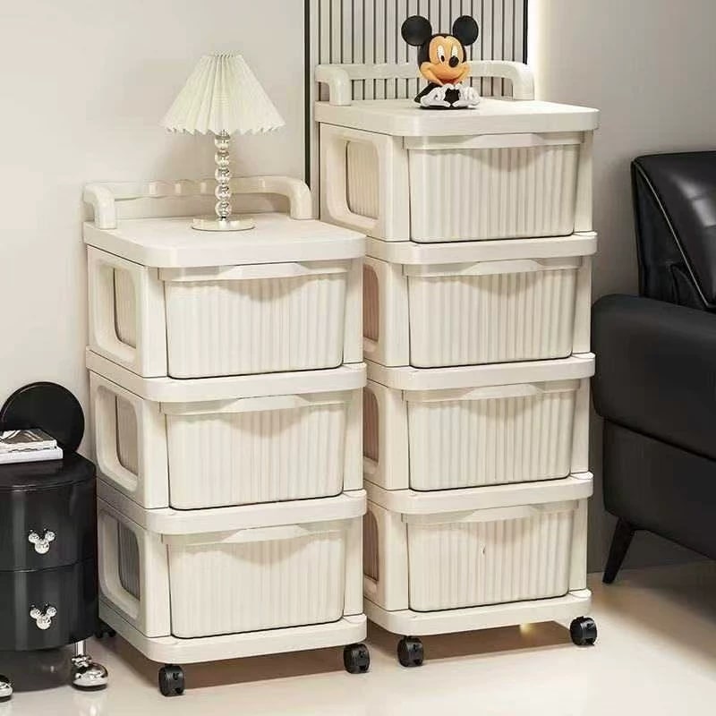 Rolling Storage Trolley Cart with Pegboard Sides photo 3