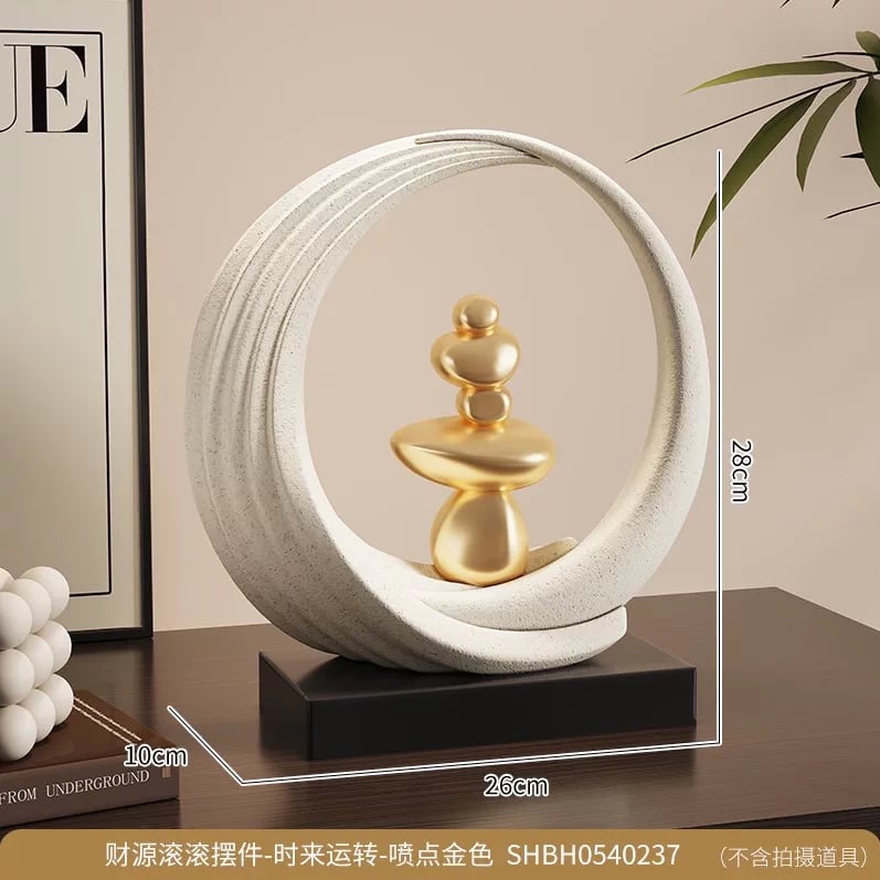 Mid-Century Resin Ornament with Glass Globe photo 6