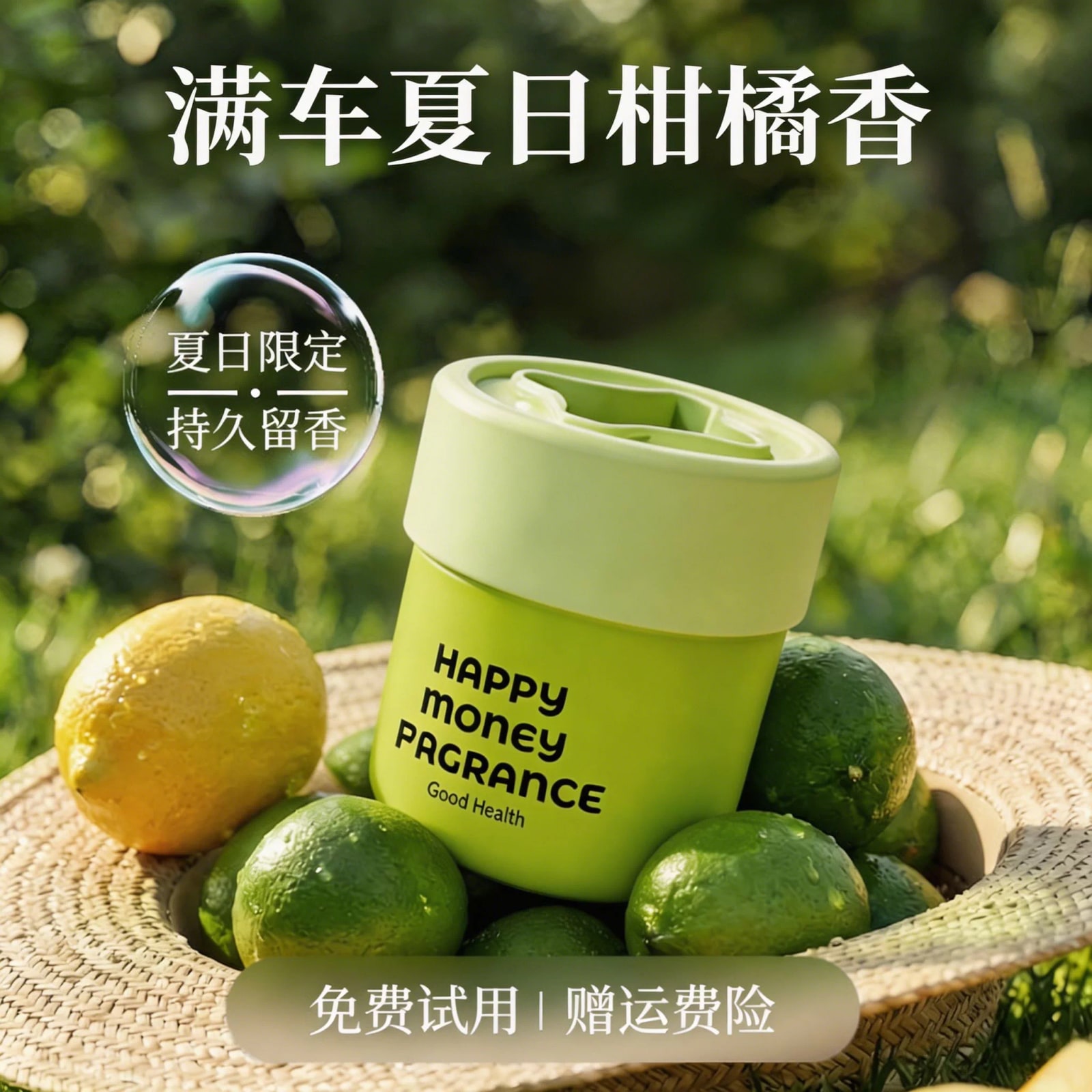 Solid Fragrance Balm Jar for Car and Room photo 5