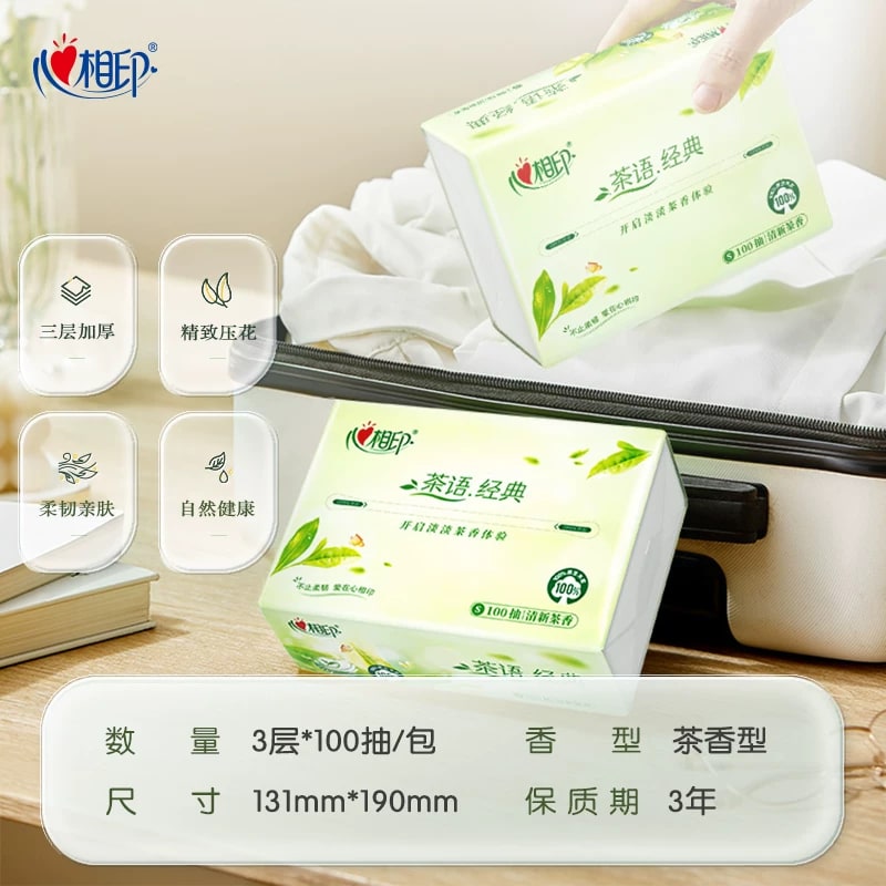 Tea-Scented Soft Facial Tissues - 24 Pack Carton photo 5