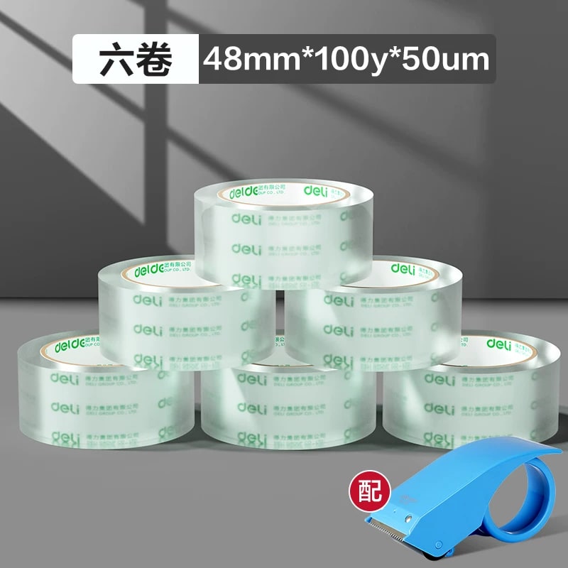 Clear Packing Tape - High-Tack 6-Roll Packs photo 5