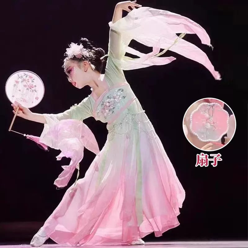 Rich Spring Warmth Girls' Classical Dance Costume Set photo 4