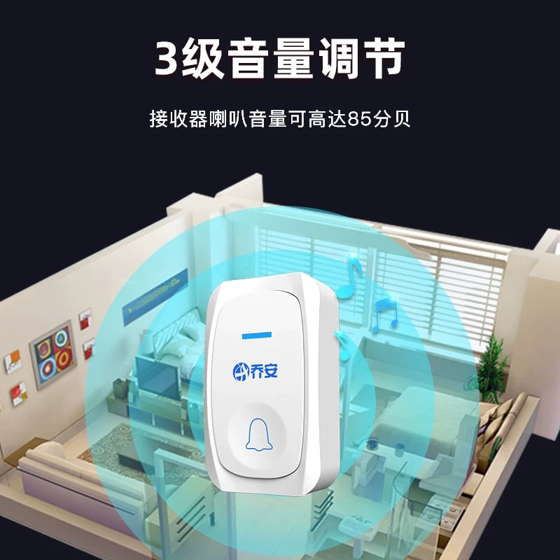 Wireless Doorbell with Battery Bell Push photo 4
