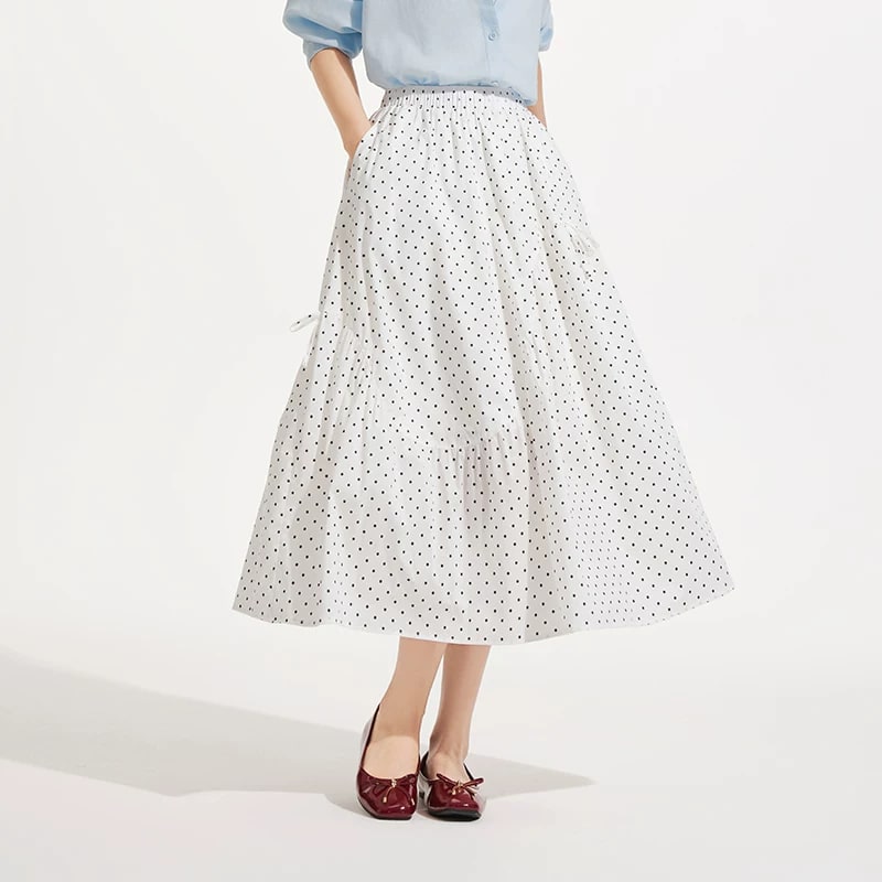 Women's Panelled Umbrella Midi Skirt photo 4