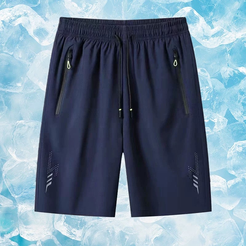 Men's Stretch Drawstring Knee-Length Shorts photo 3
