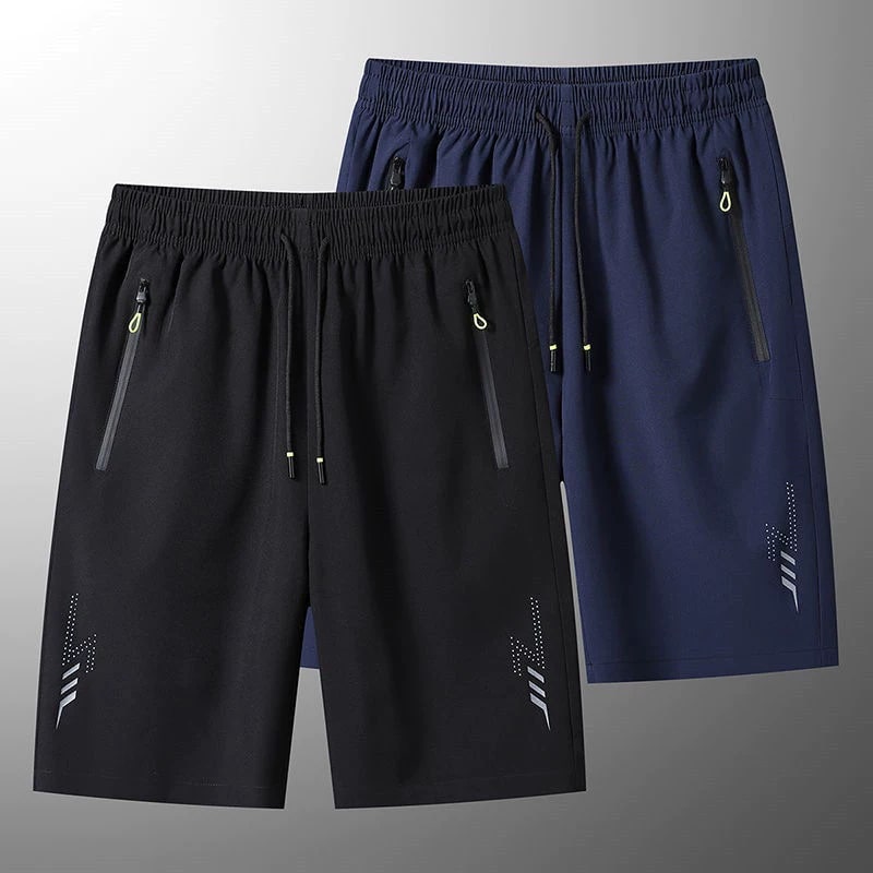 Men's Stretch Drawstring Knee-Length Shorts photo 5