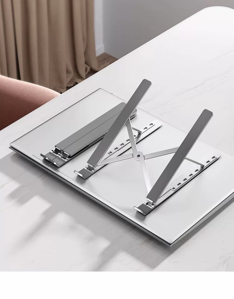 HP Folding Aluminium Laptop Stand with Silicone Pads photo 5