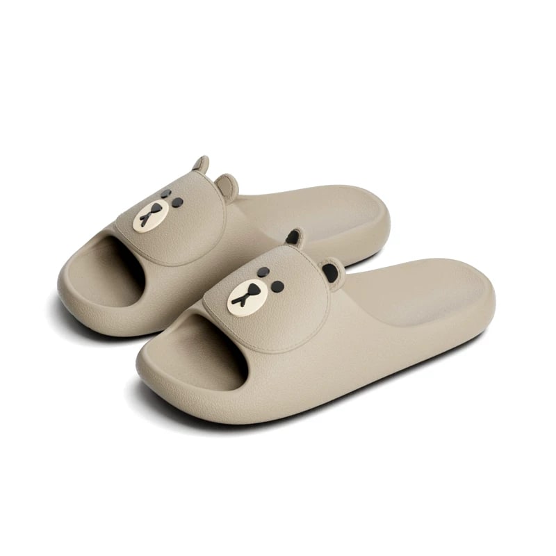 Cartoon Bear Cloud Slides, Unisex photo 2