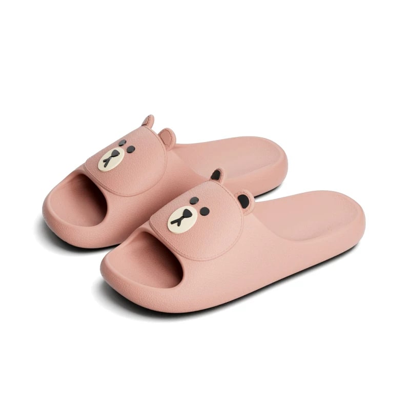 Cartoon Bear Cloud Slides, Unisex photo 4
