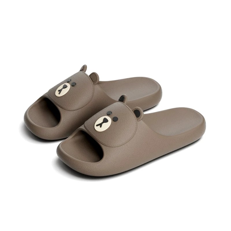 Cartoon Bear Cloud Slides, Unisex photo 5