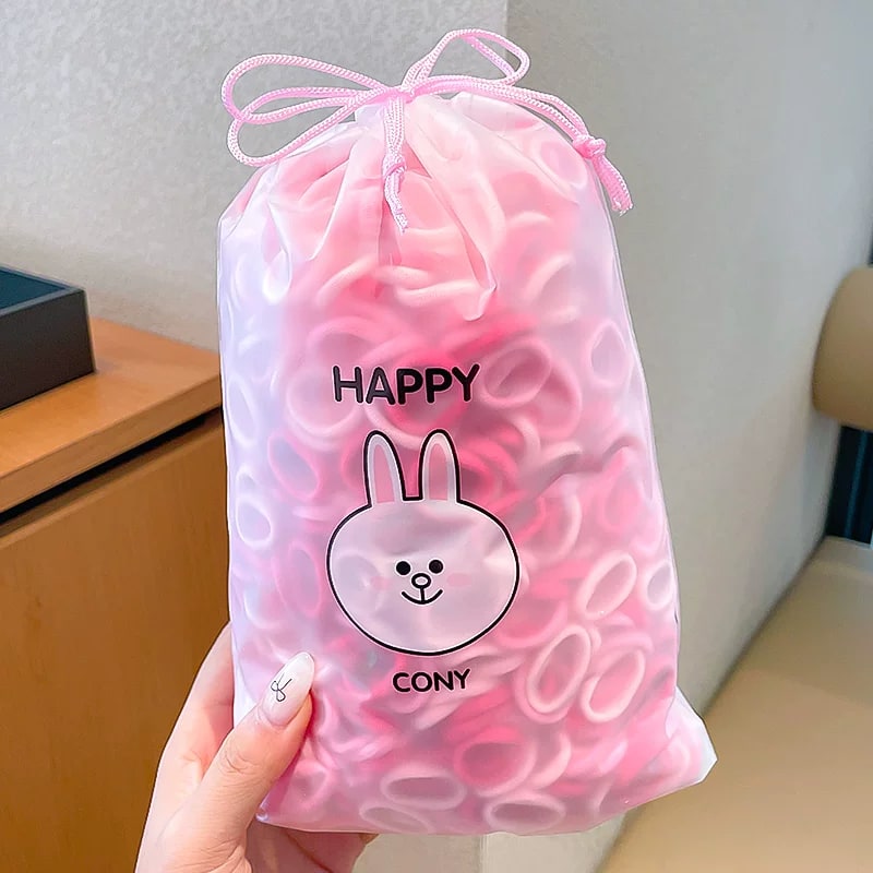 Children's Soft Towelling Hair Ties Bulk Pack photo 6
