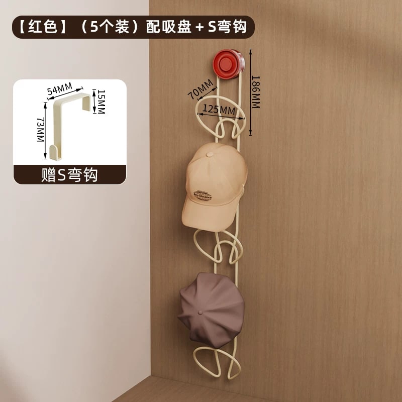 No-Drill Hat and Bag Hooks for Doors photo 3