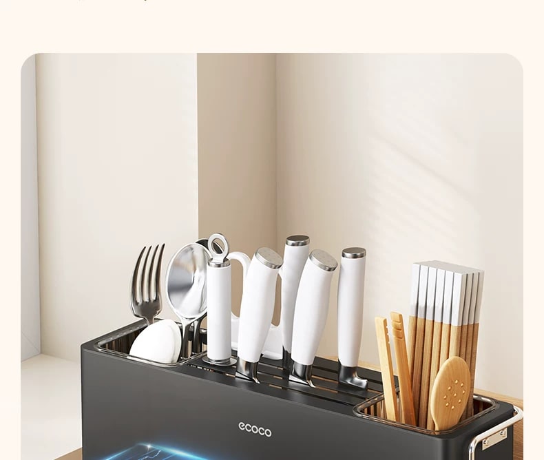 Carbon Steel Knife Block and Chopping Board Rack with Magnetic Lid Ho… photo 2