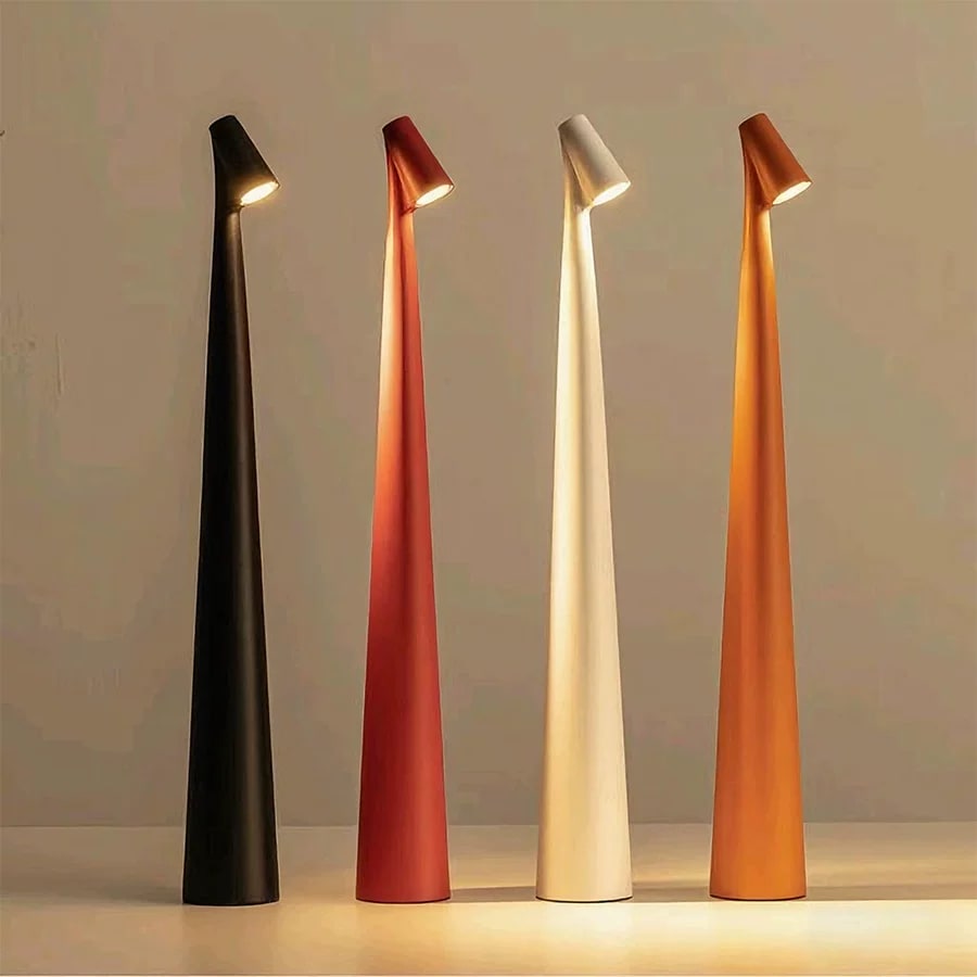 Cordless Rechargeable Cone Table Lamp