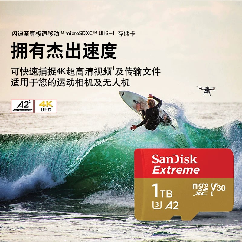 SanDisk Extreme 1TB microSD Memory Card - Camera Accessory photo 5
