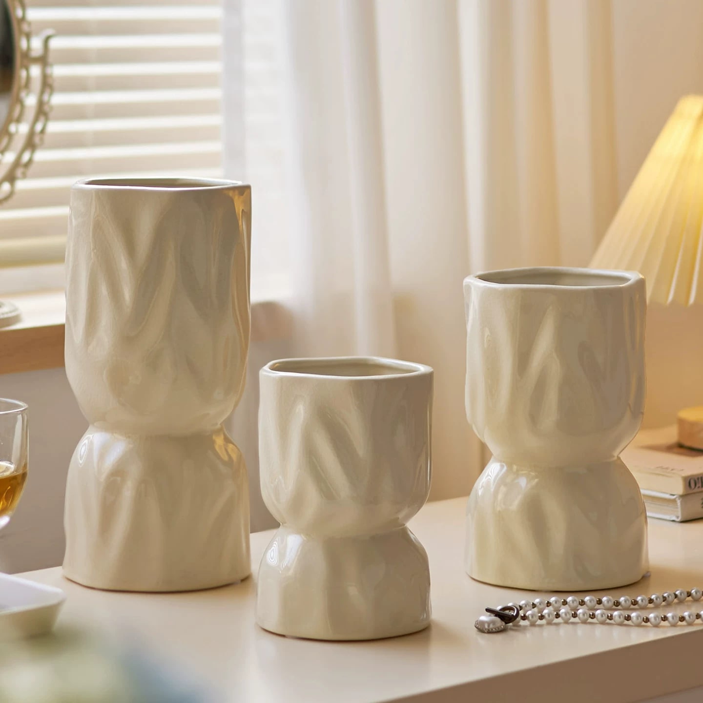 Nordic Bisque Ceramic Vase photo 6