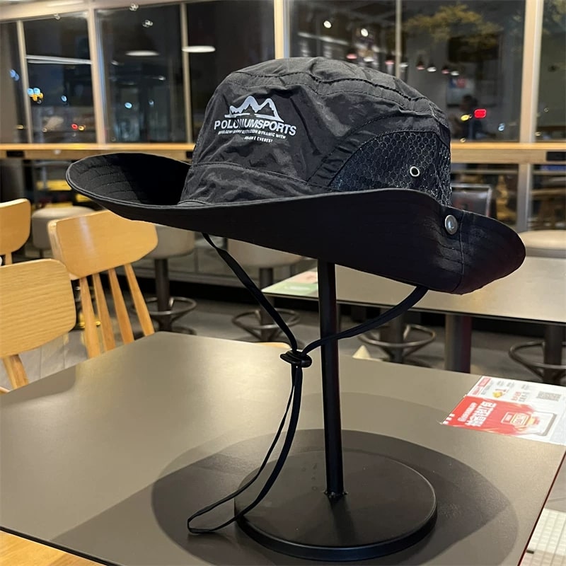 Quick-Dry Wide-Brim Outdoor Bucket Hat photo 4