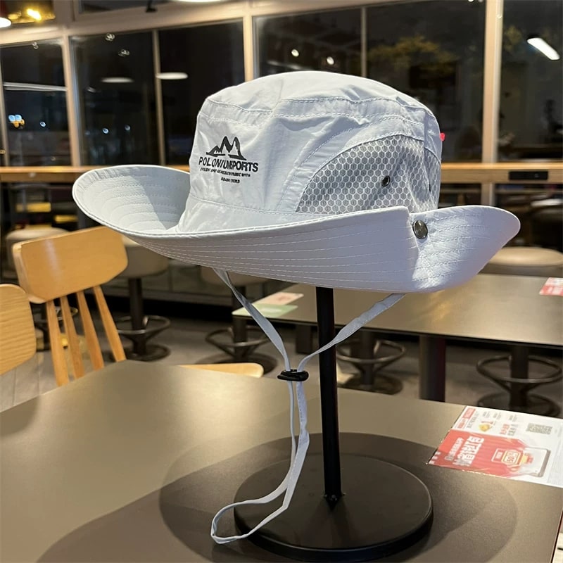 Quick-Dry Wide-Brim Outdoor Bucket Hat photo 5