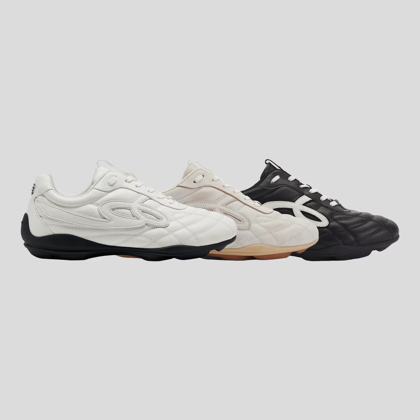GOODBAI Mixed Material Low-Top Trainers photo 4