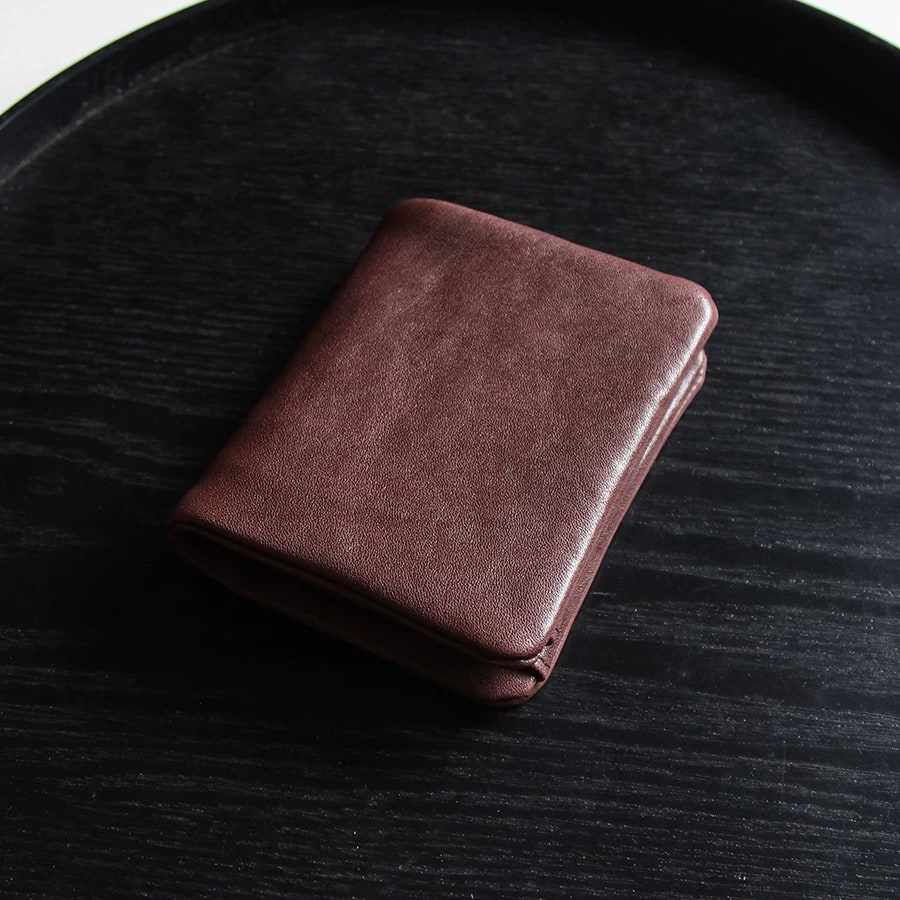 Compact Leather Trifold Wallet photo 5
