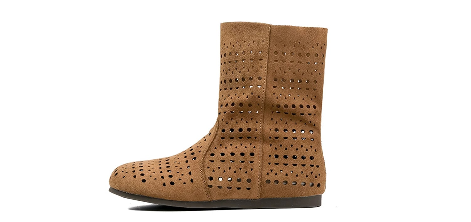 Hollow Out Leather Ankle Boots for Women - Summer 2026 Style photo 3