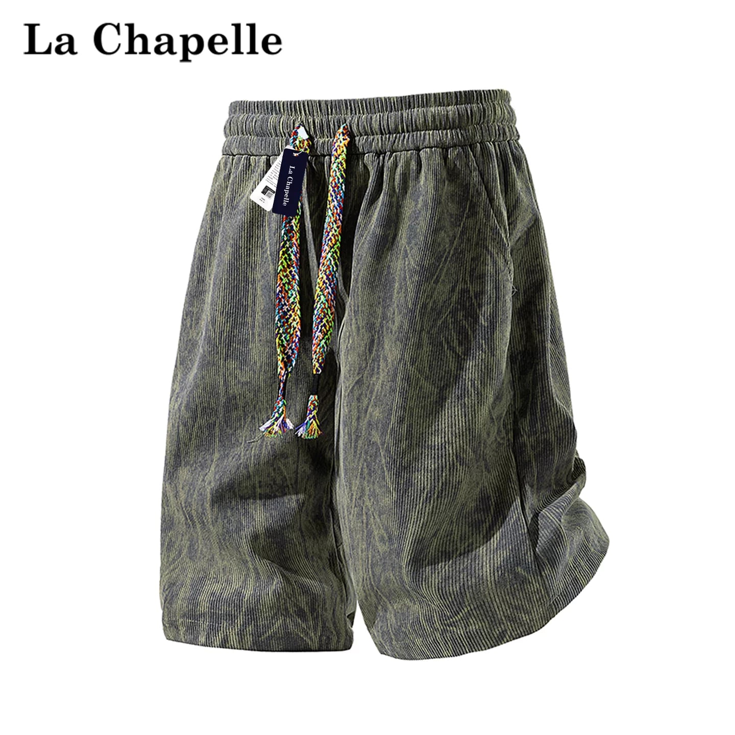 La Chapelle Loose-Fit Corduroy Knee Shorts photo 3