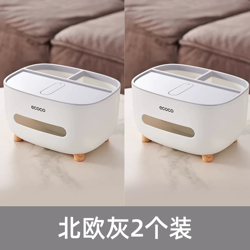 ecoco Tissue Box with Remote and Phone Holder photo 5