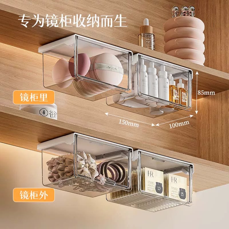 Clear Under-Shelf Pull-Out Drawer, Self-Adhesive photo 6