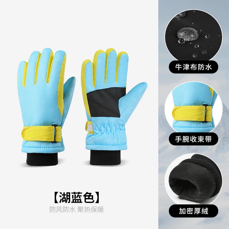 Kids Insulated Waterproof Snow Gloves photo 4