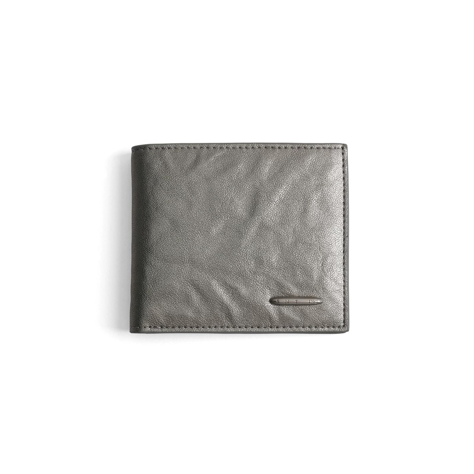 Crinkled Leather Bifold Wallet photo 3