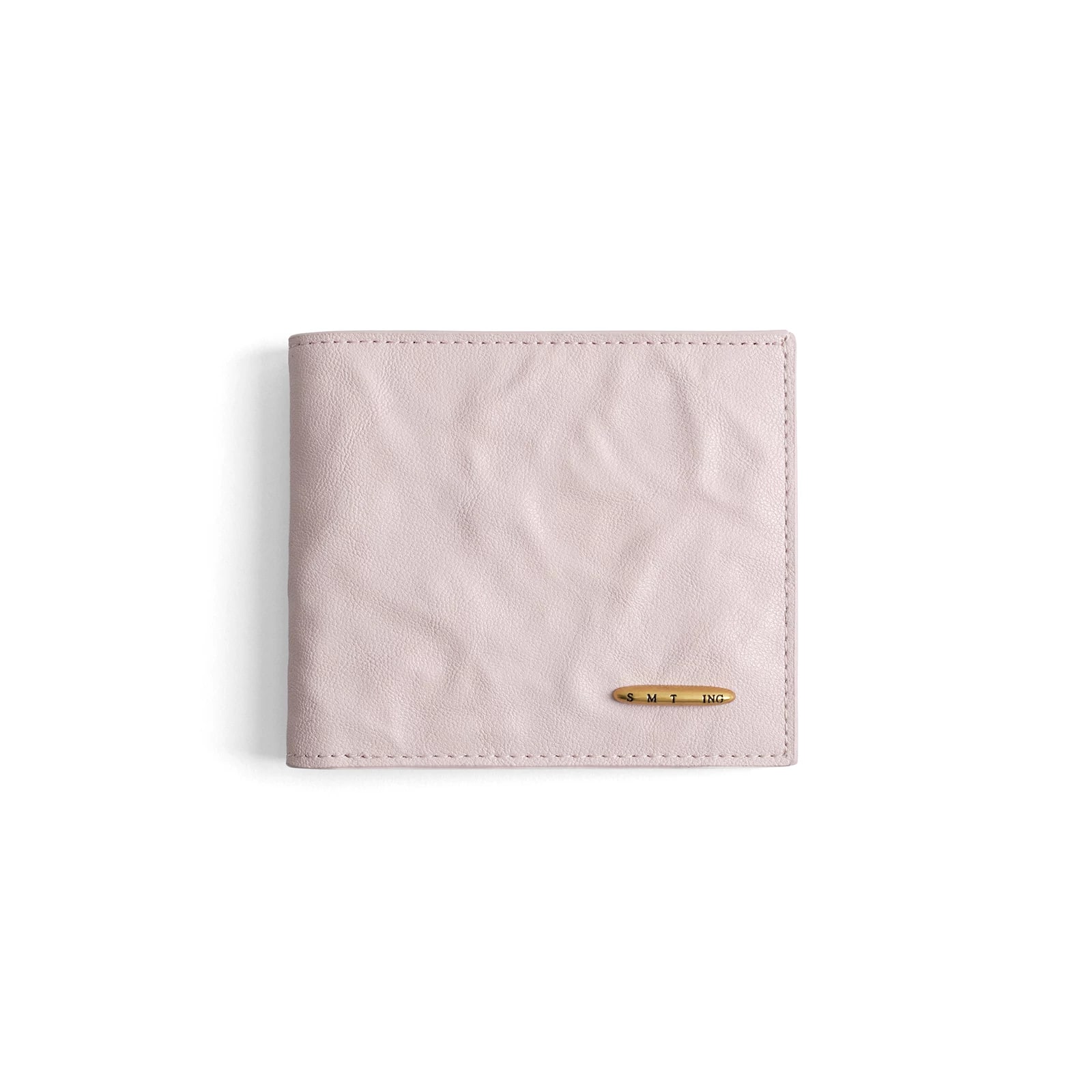 Crinkled Leather Bifold Wallet photo 5
