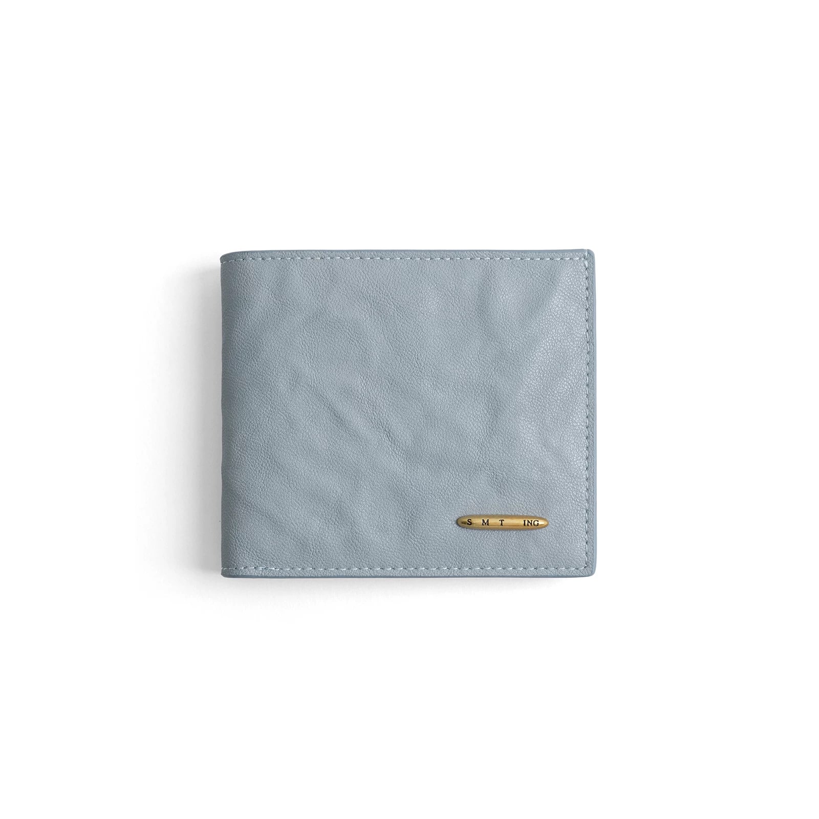 Crinkled Leather Bifold Wallet photo 4