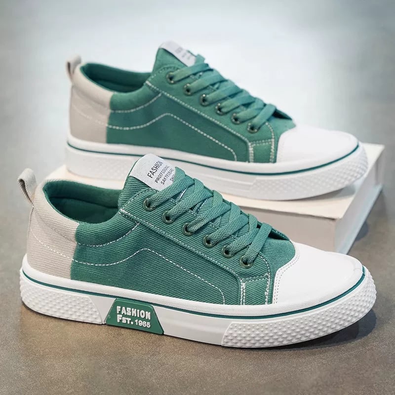 MarrKanon Thick-Sole Low-Top Canvas Skate Shoes photo 2