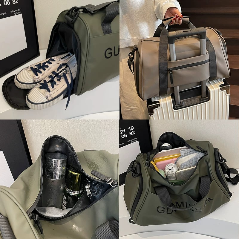 Wet and Dry Separated Gym and Travel Bag photo 6