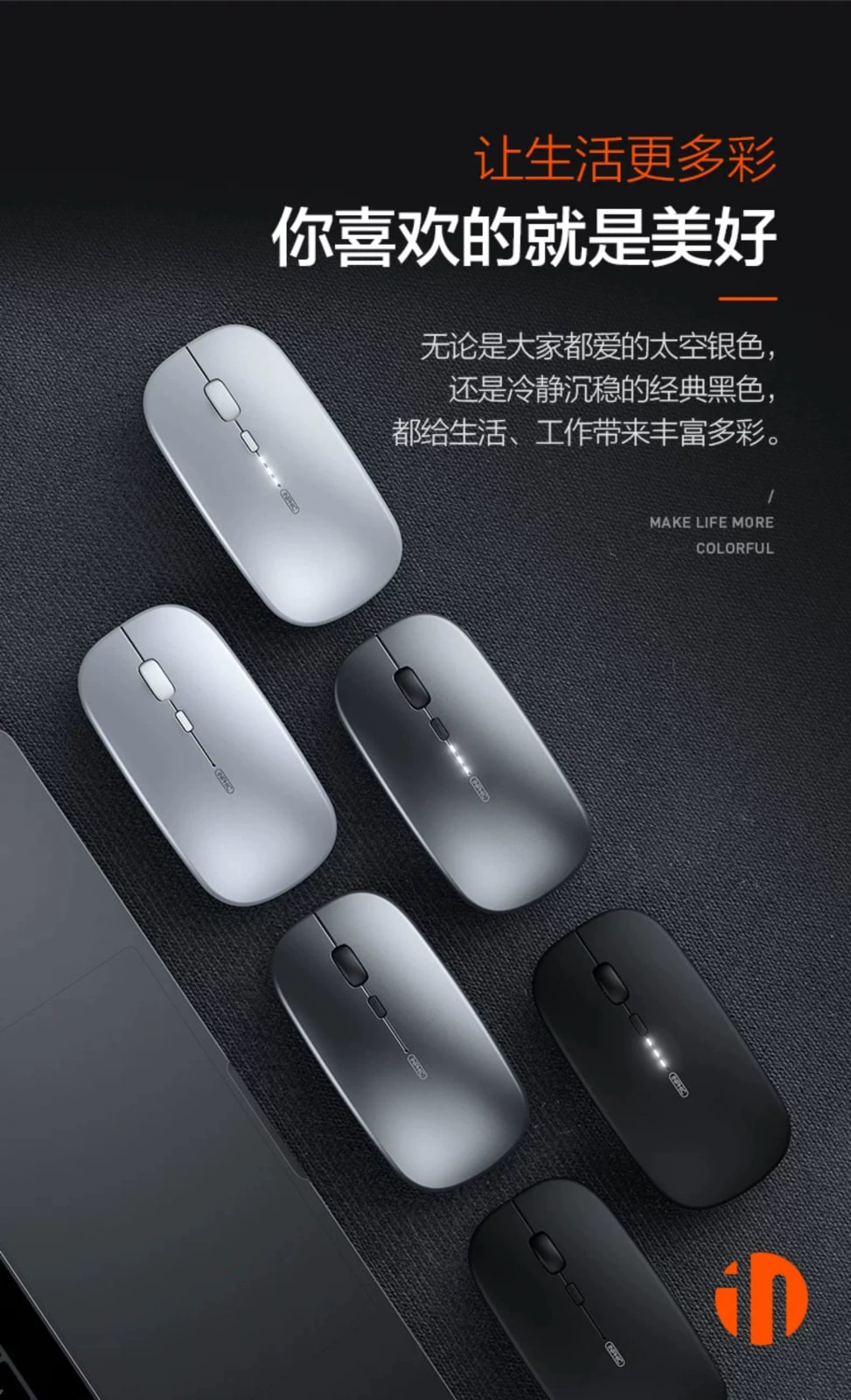 M1 Silent Wireless Mouse - Rechargeable Tri-Mode — Electronics on G+ Market