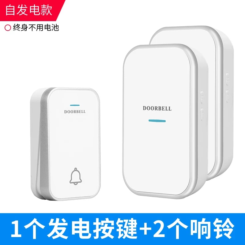 Self-Powered Wireless Doorbell with Waterproof Bell Push photo 6