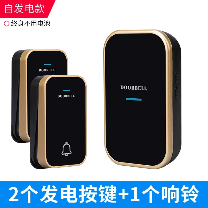 Self-Powered Wireless Doorbell with Waterproof Bell Push photo 3